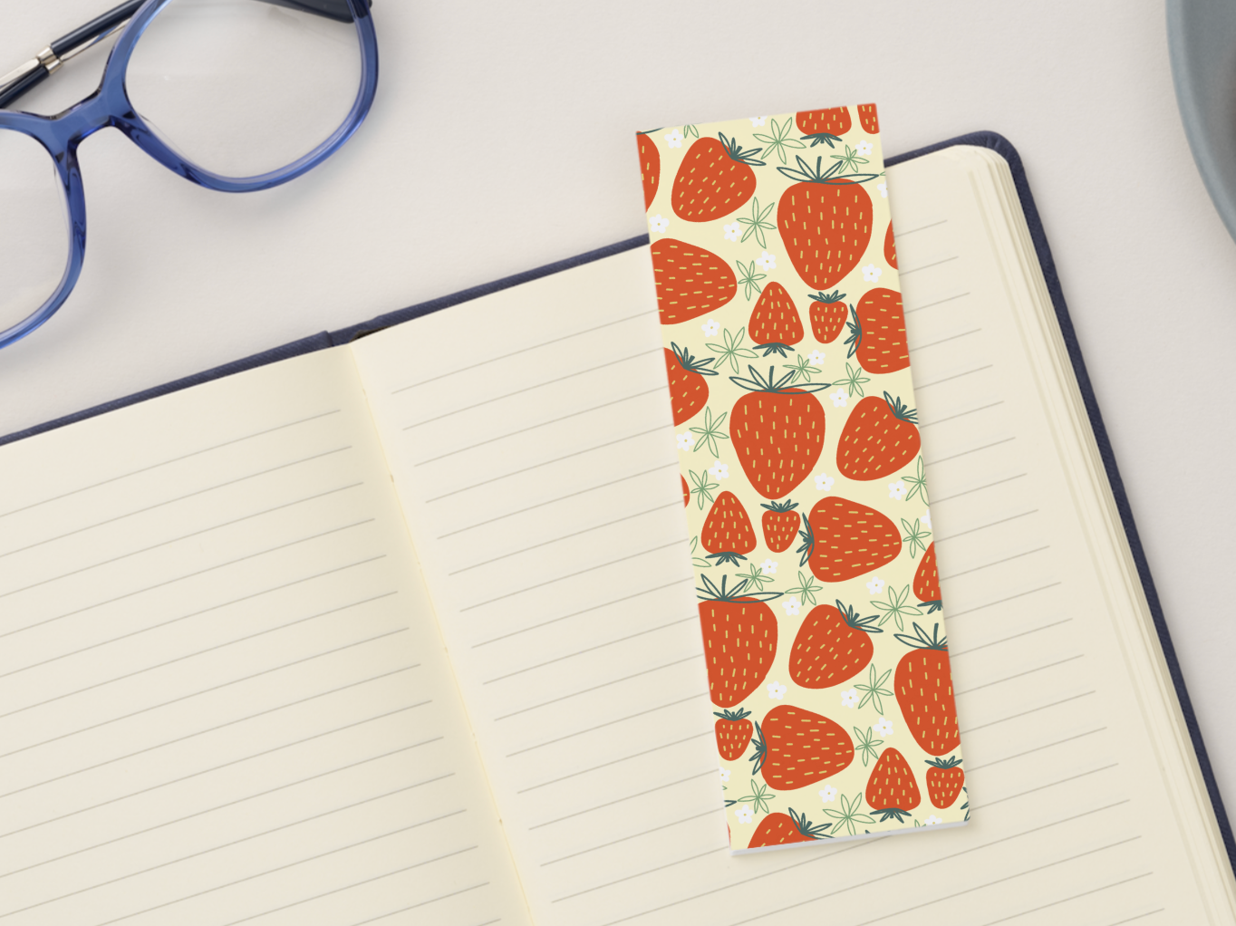 Strawberry Garden Bookmark