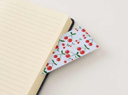 Cherries and Bows Bookmark
