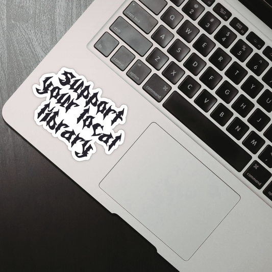Laptop Sticker - Support Your Public Library