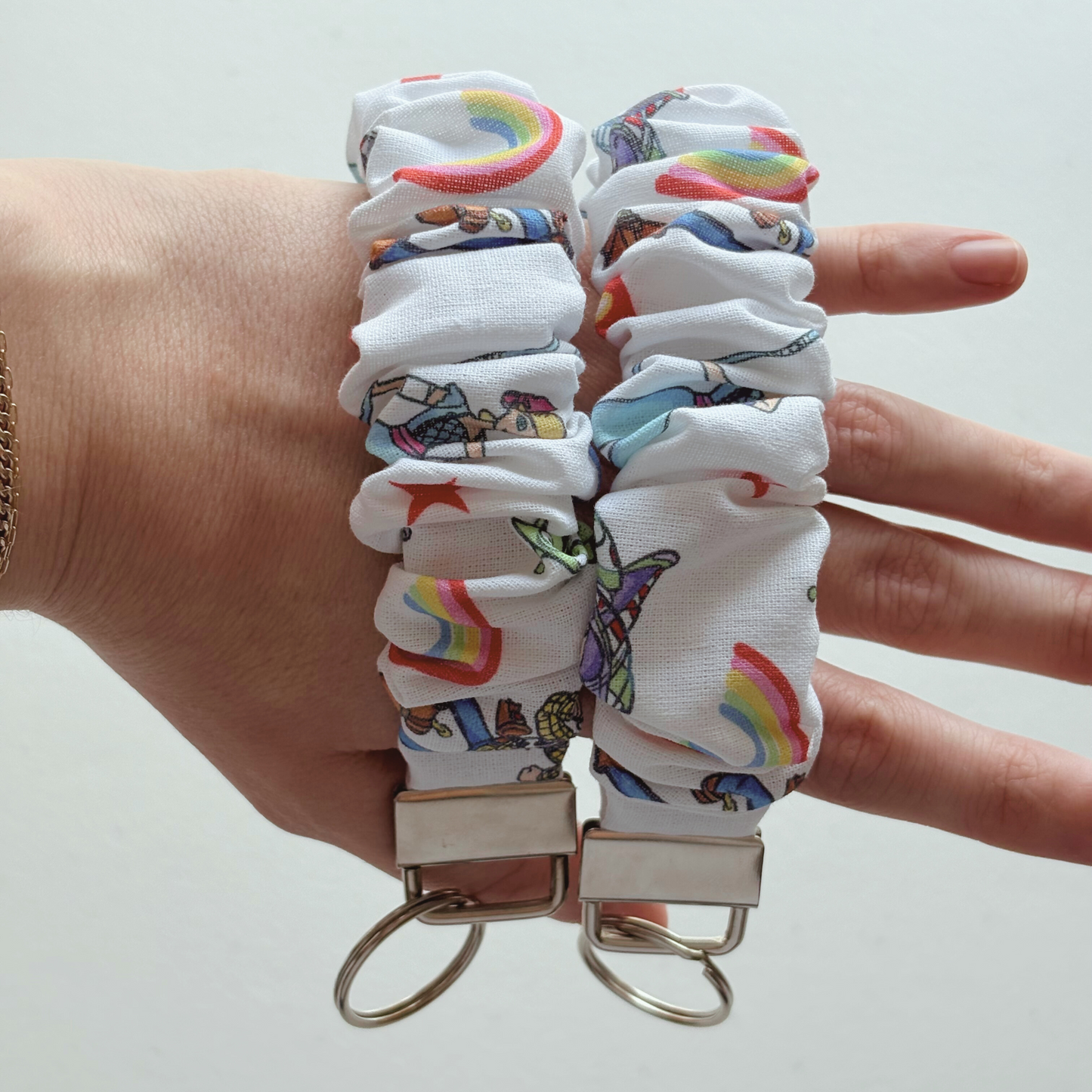 Scrunchie Keychain Wristlet