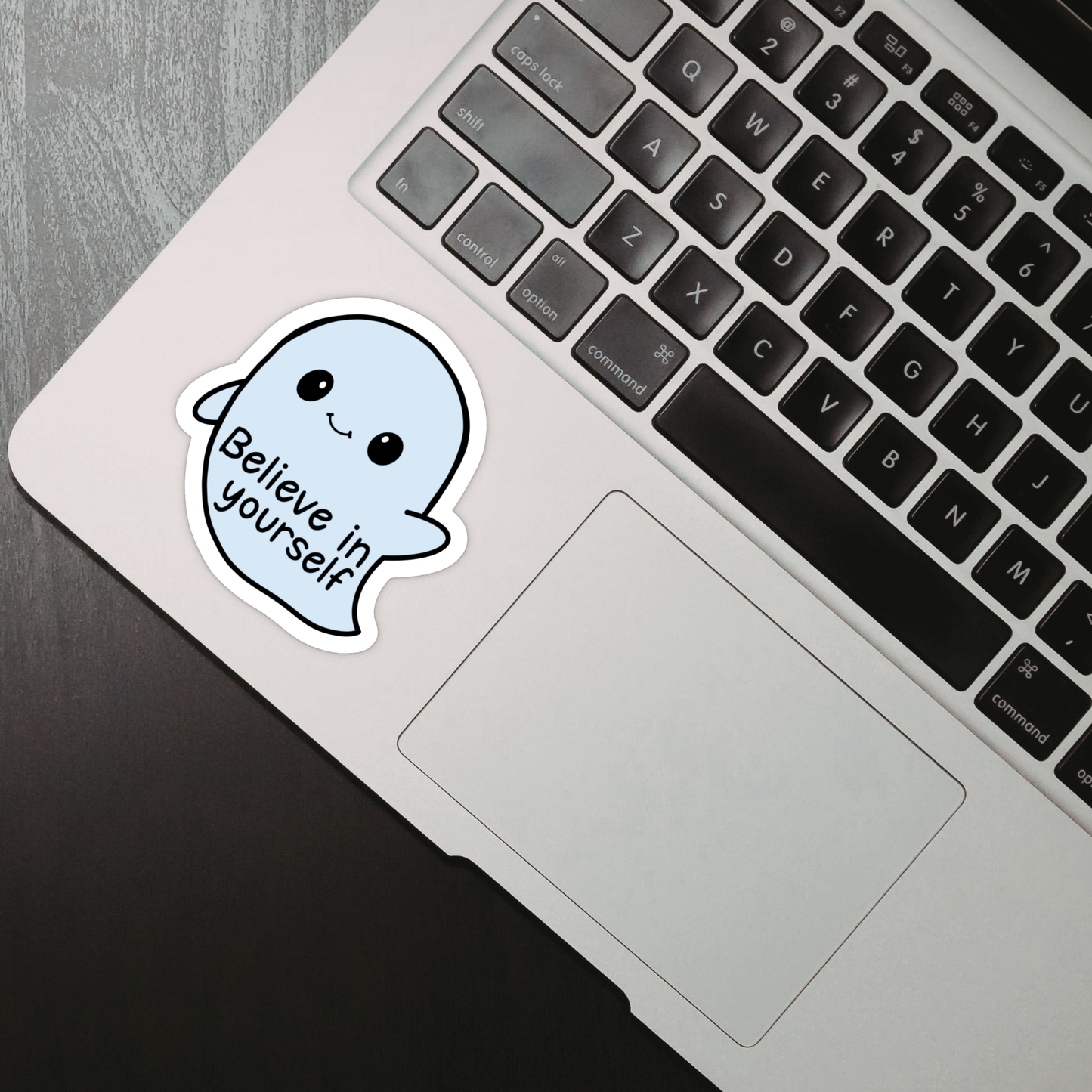 Laptop Sticker - Believe in Yourself Ghost