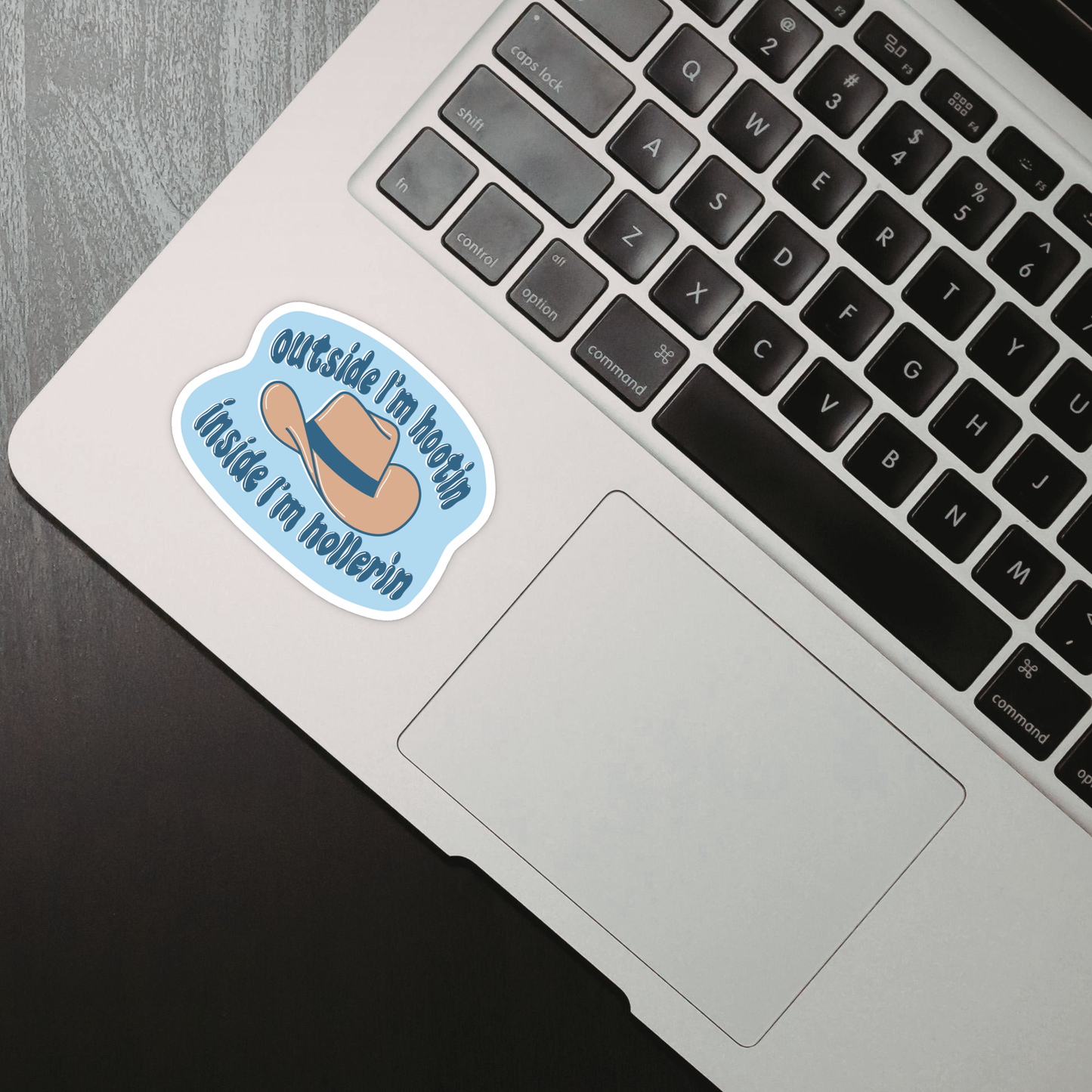 Laptop Sticker - Outside I'm Hootin'