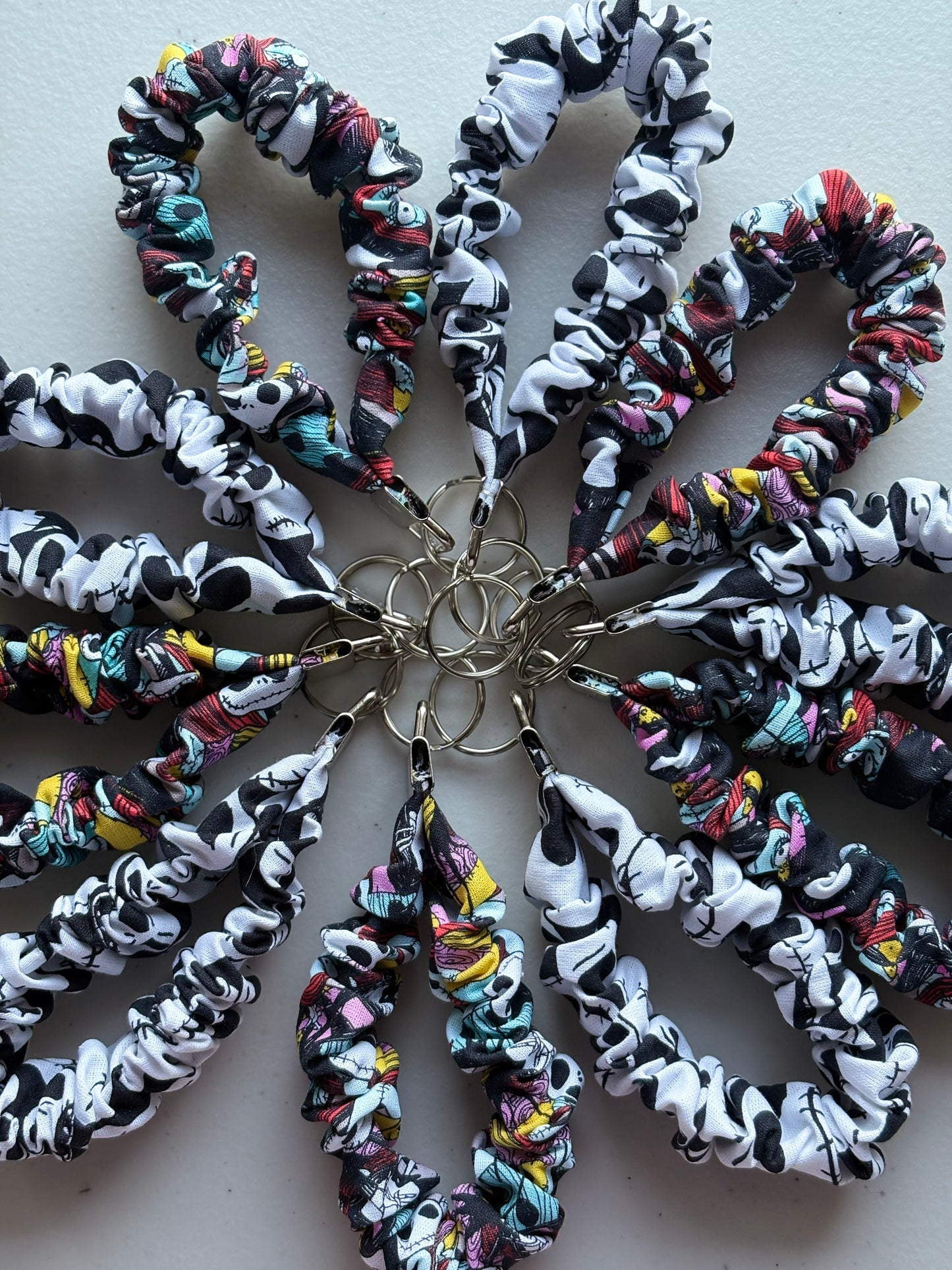 Scrunchie Keychain Wristlet - Novelty