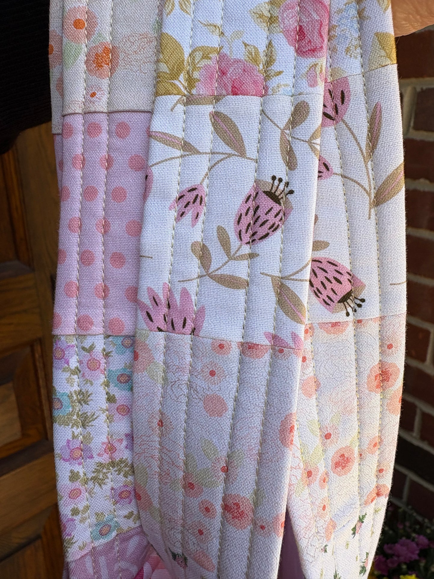 The Oversized Shoulder Bag in Floral Coquette