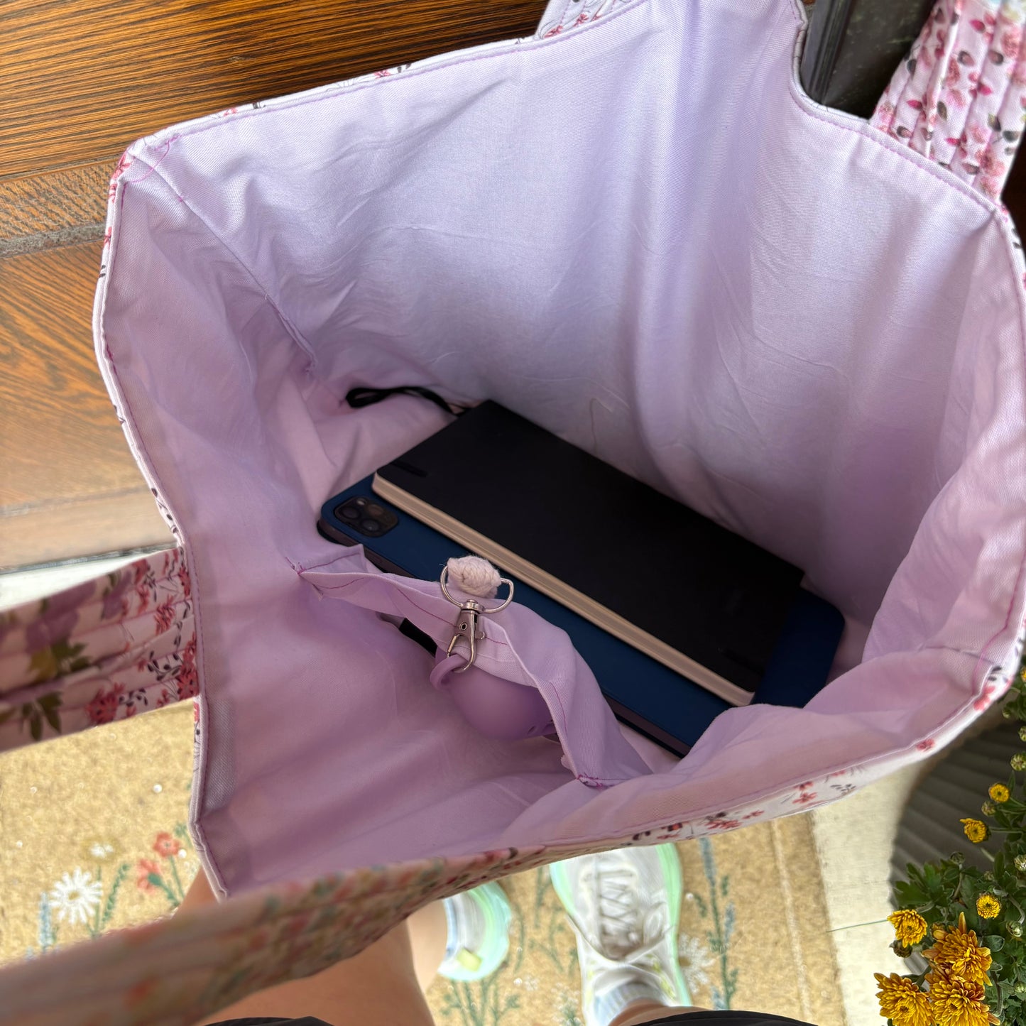 The Shoulder Bag in Floral Coquette