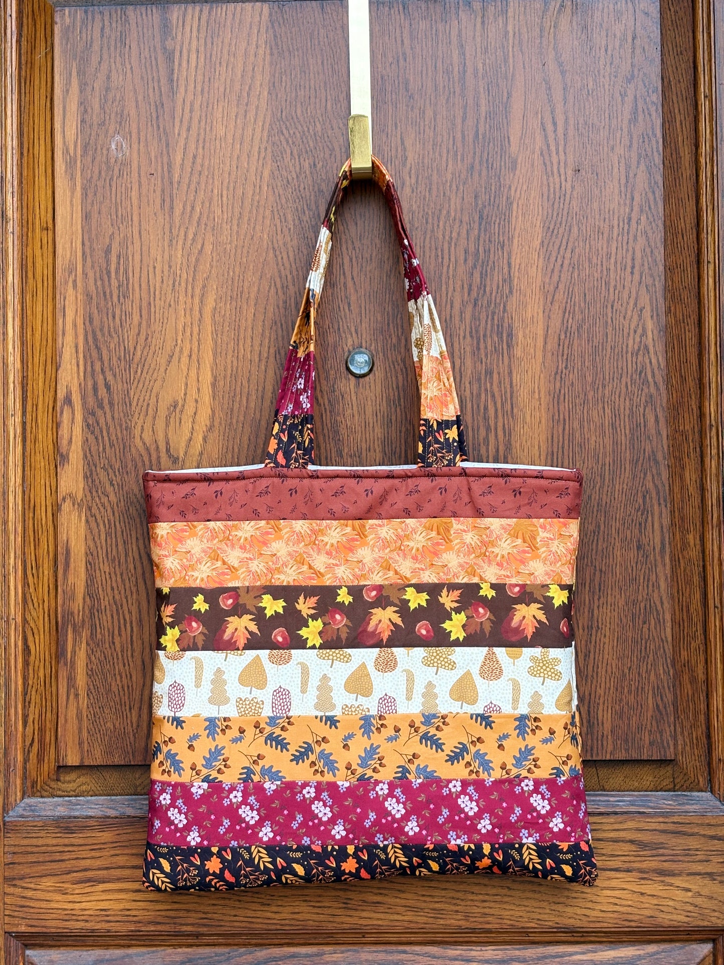 The Shoulder Bag in Fall Foliage & Florals