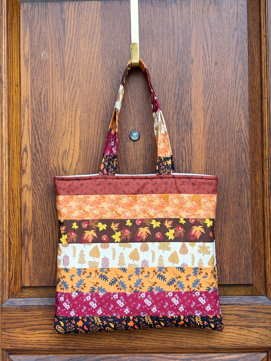 The Shoulder Bag in Fall Foliage & Florals