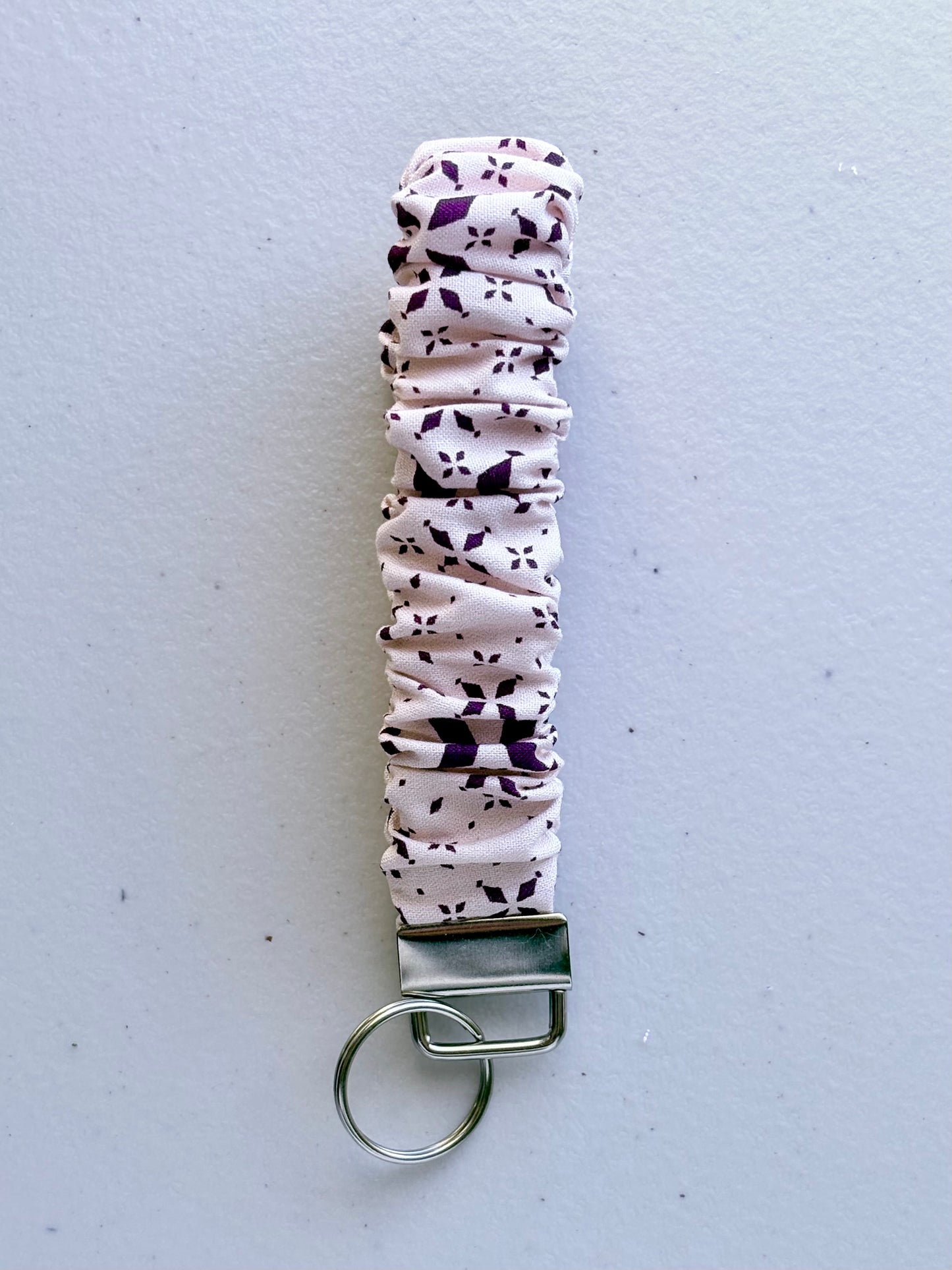 The Scrunchie Wristlet in Amethyst Garden (Multiple Patterns)