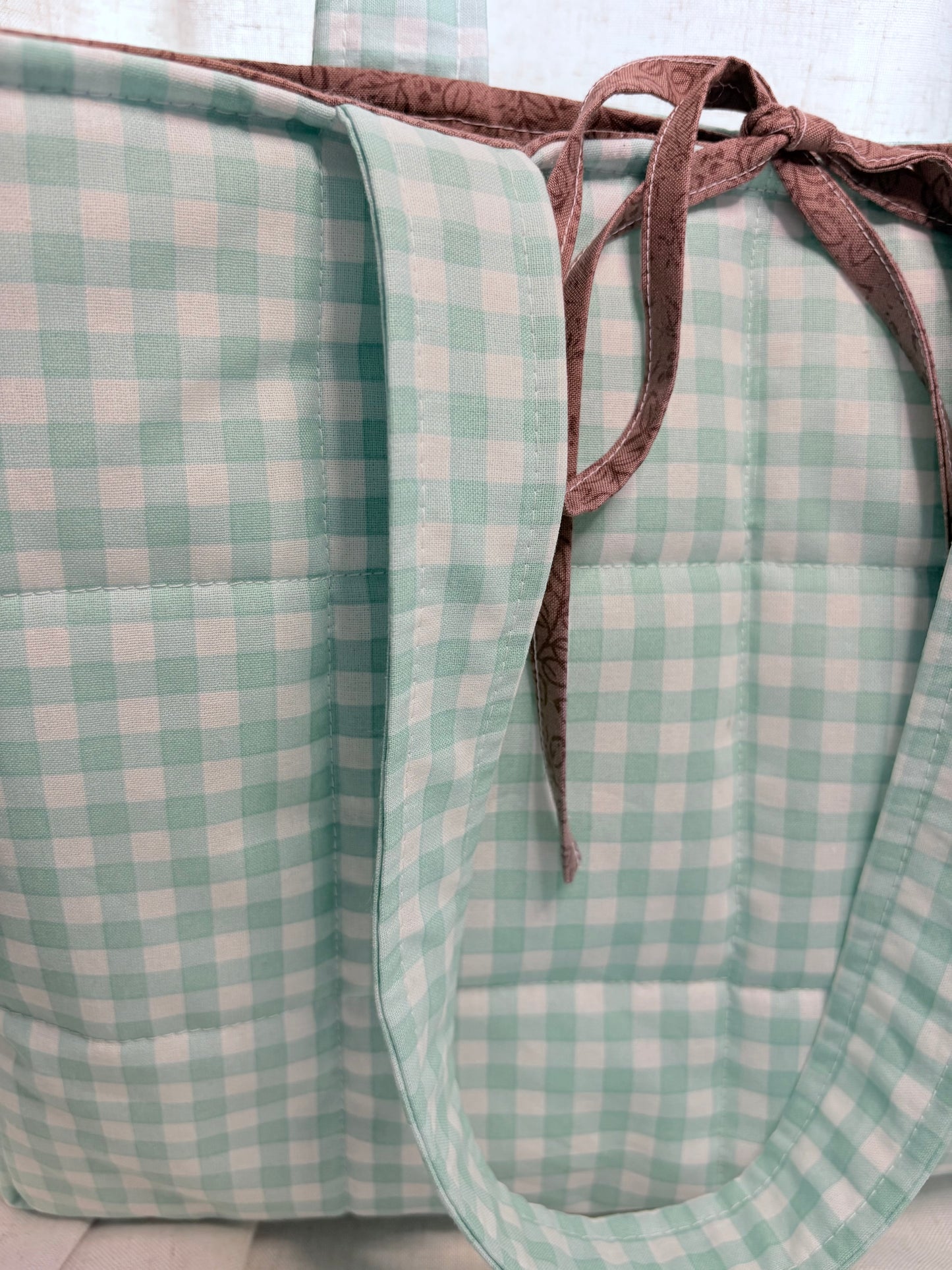 The Boxy Tote in Mint Chip