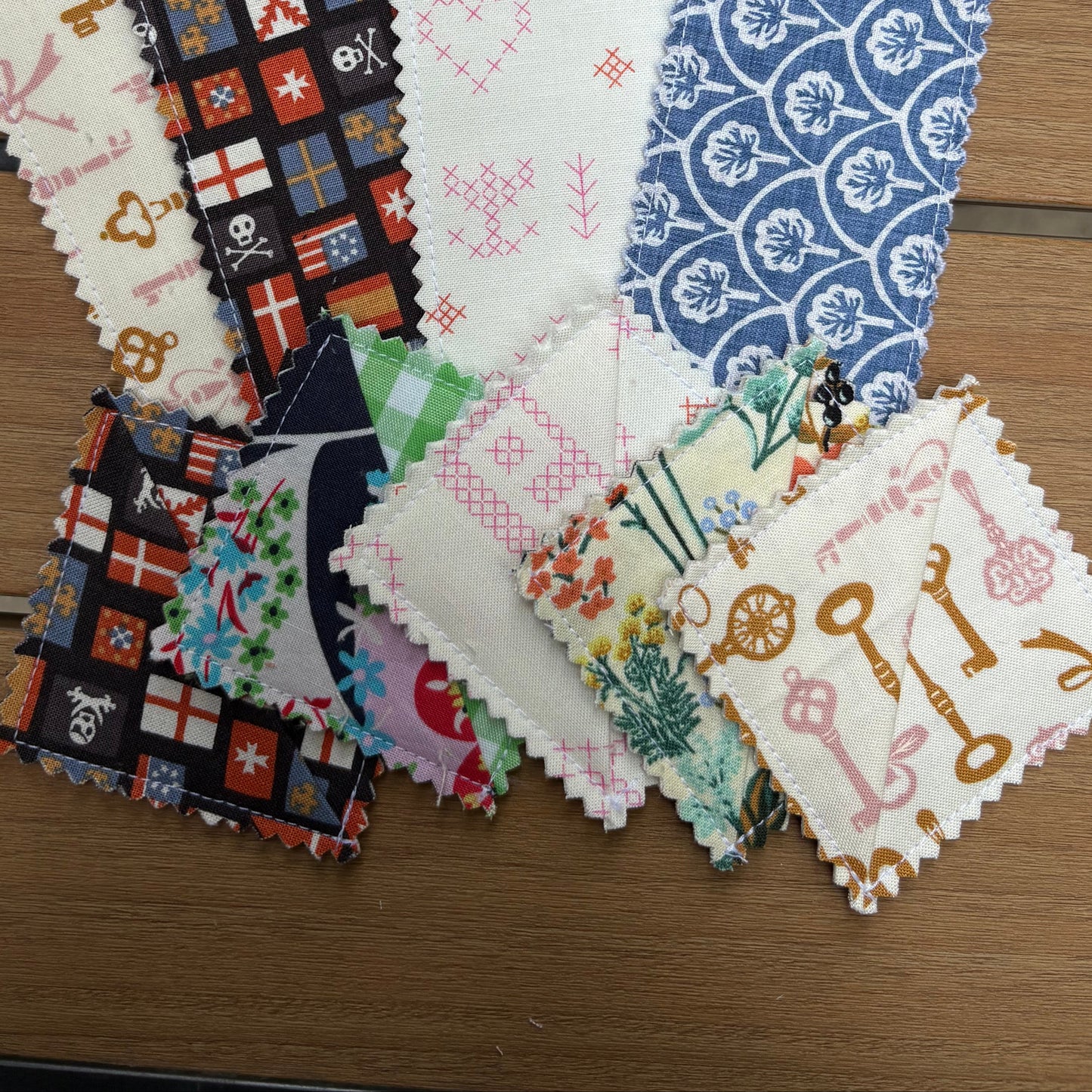 Fabric Bookmark - Corner