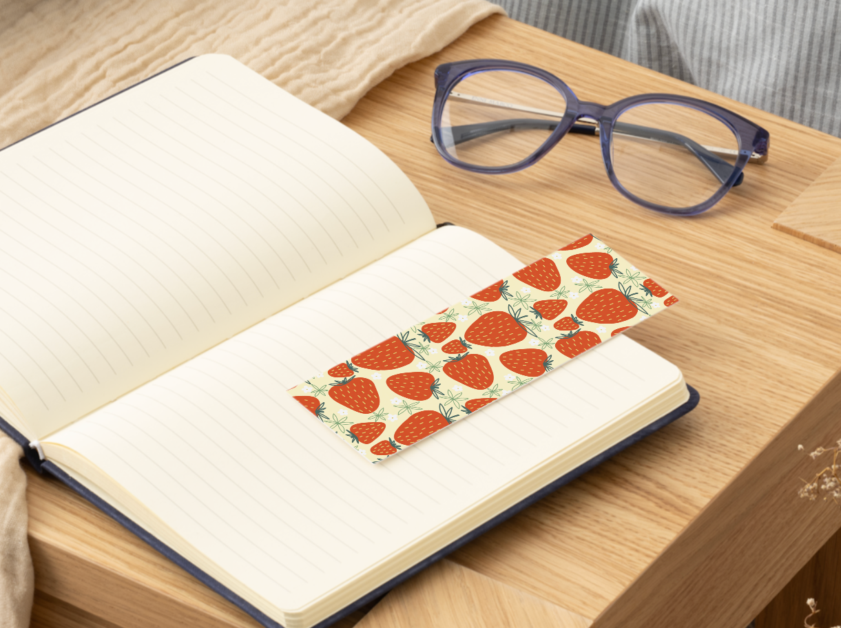 Strawberry Garden Bookmark