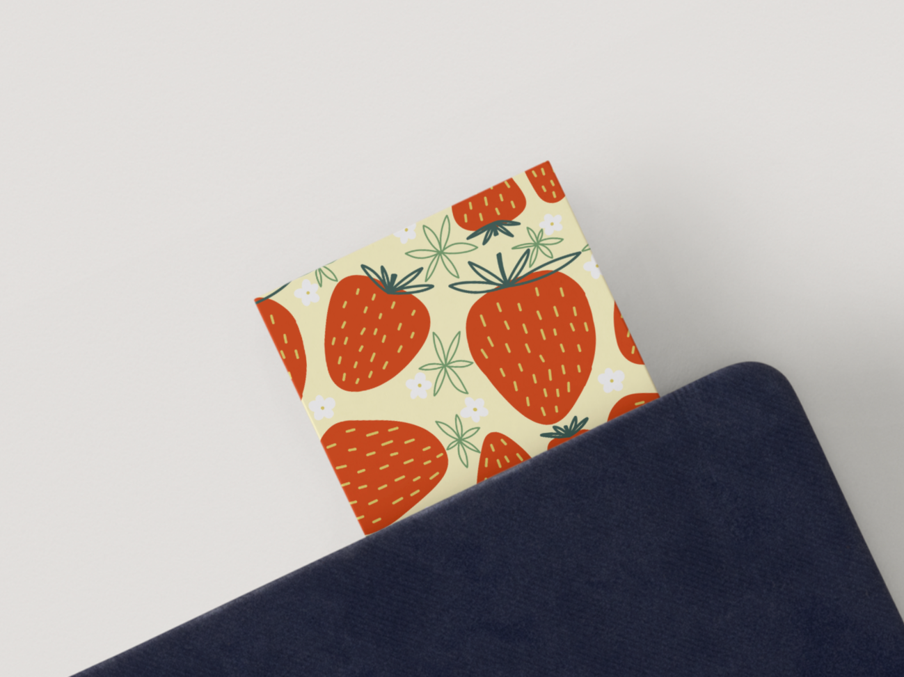 Strawberry Garden Bookmark