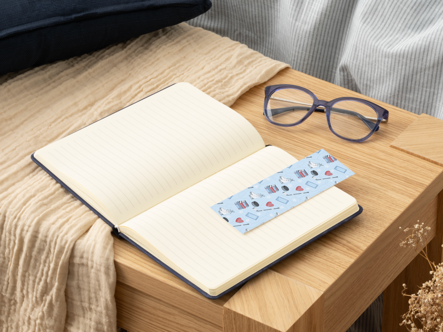 Hockey Romance Bookmark