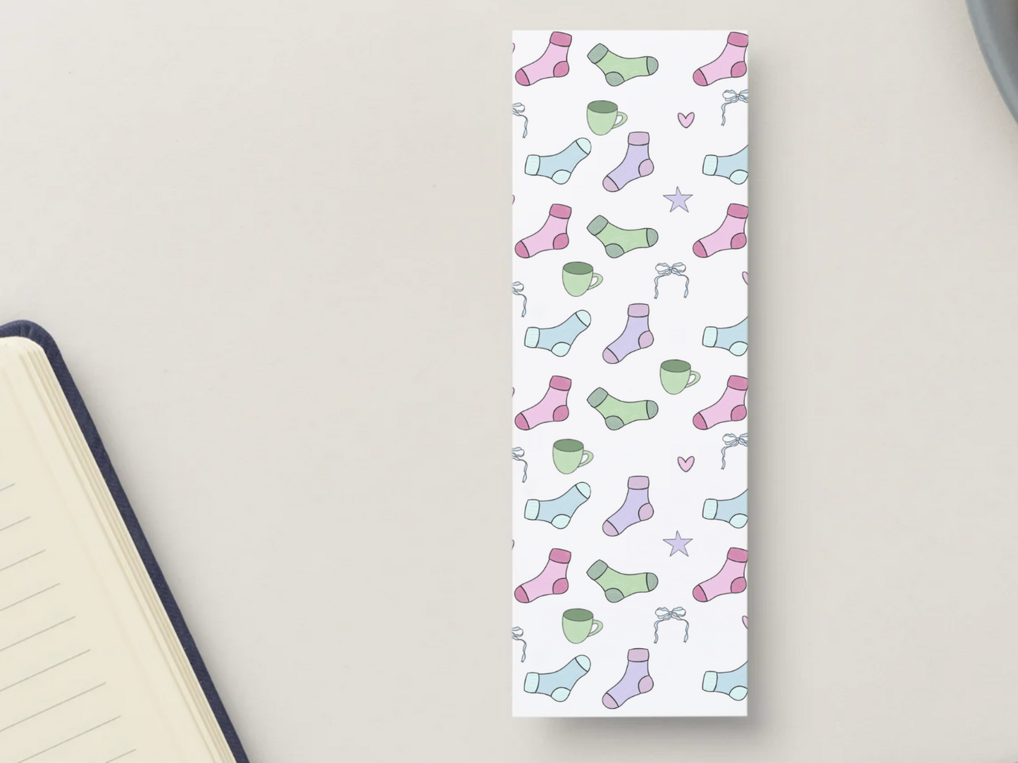 In My Fuzzy Socks Bookmark