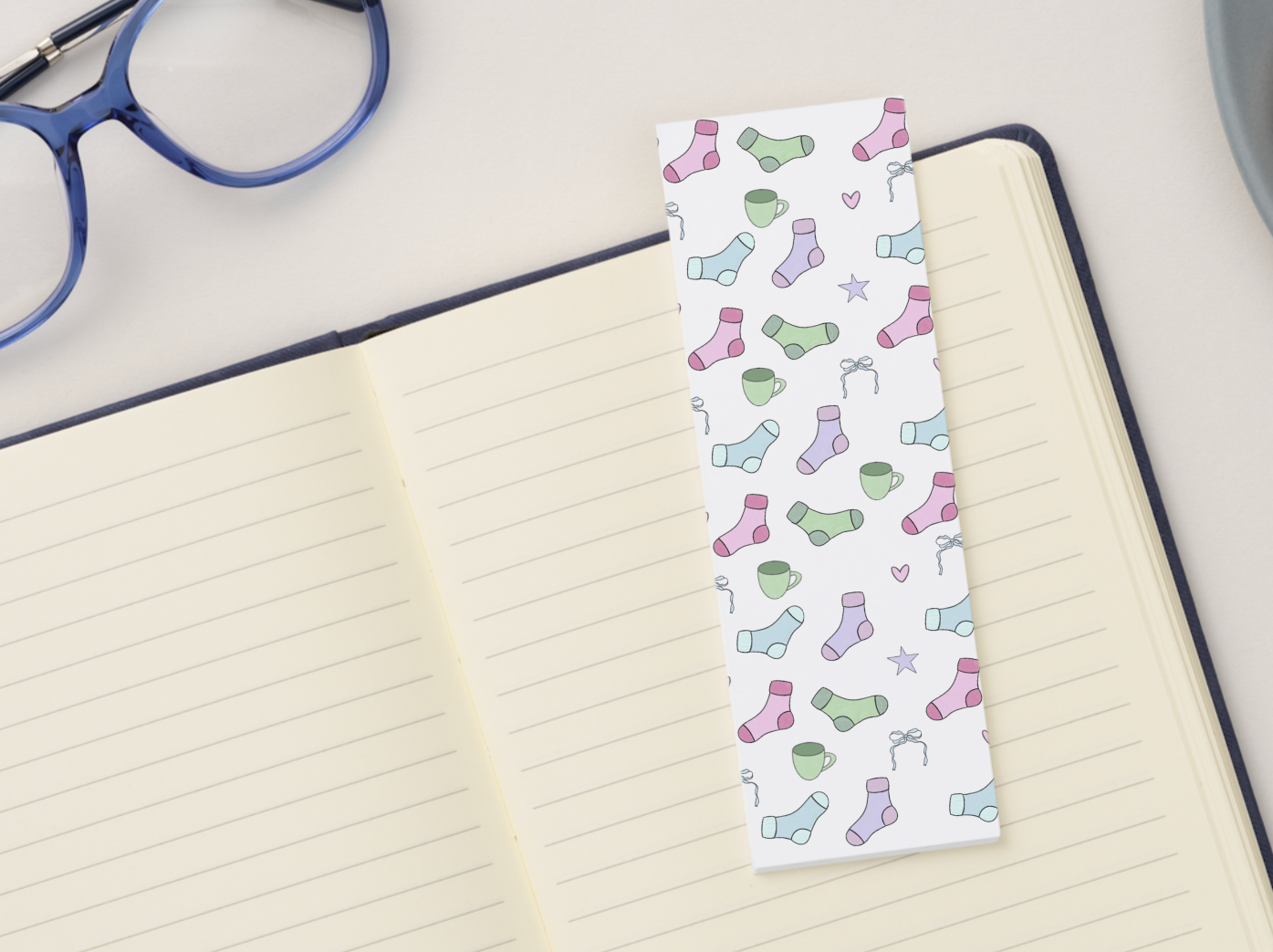 In My Fuzzy Socks Bookmark