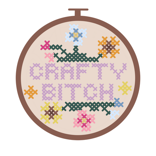Laptop Sticker - Crafty B*tch