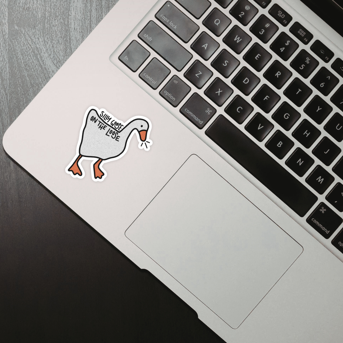 Laptop Sticker - Silly Goose on the Loose